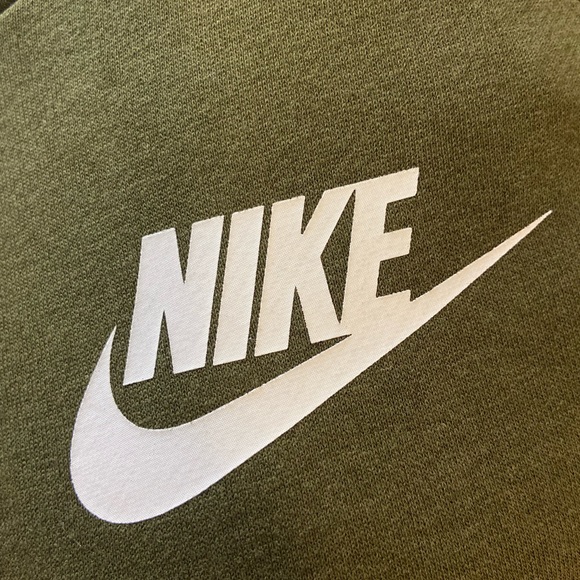 Army Green Nike Sweatshirt/Hoodie - Picture 4 of 9